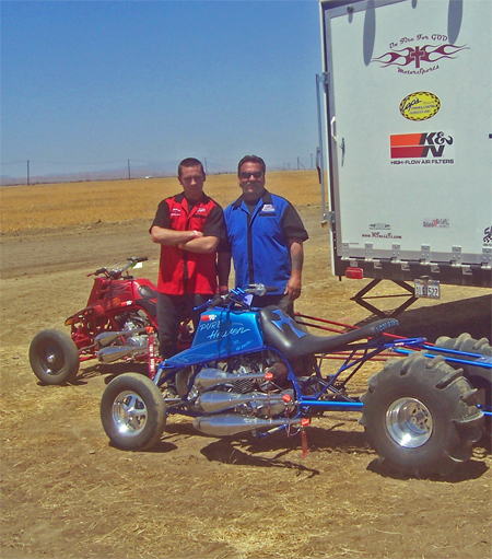 On Fire 4 God Racing Team Competes at the Sand Drag Summer Nationals