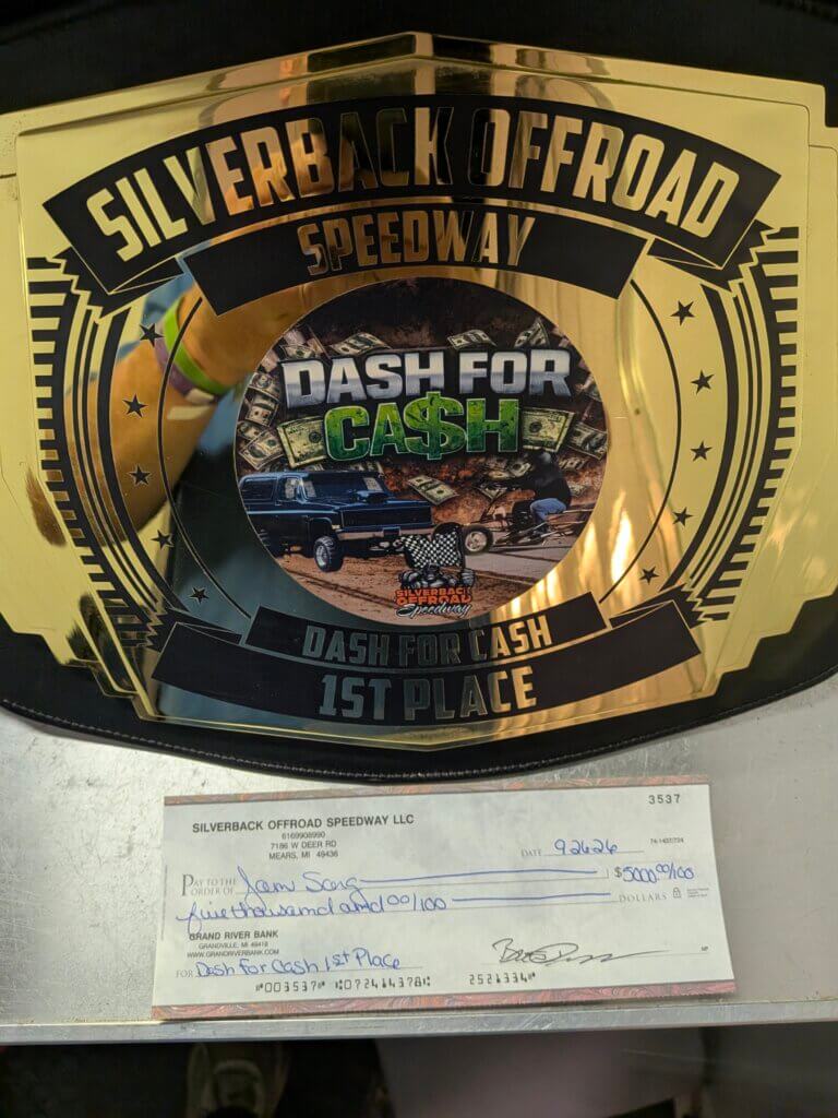 Dash For The Cash Championship Belt